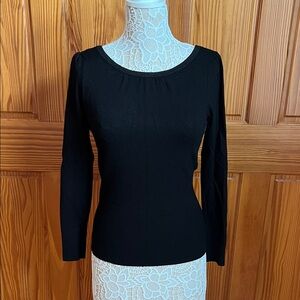 White House Black Market Scoop Back Sweater